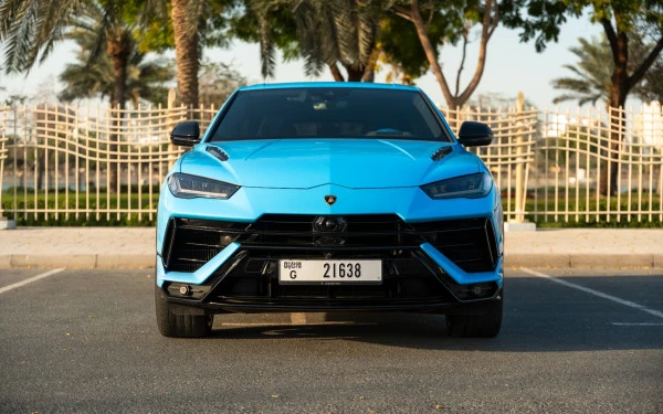  Blue Lamborghini Urus Photo 