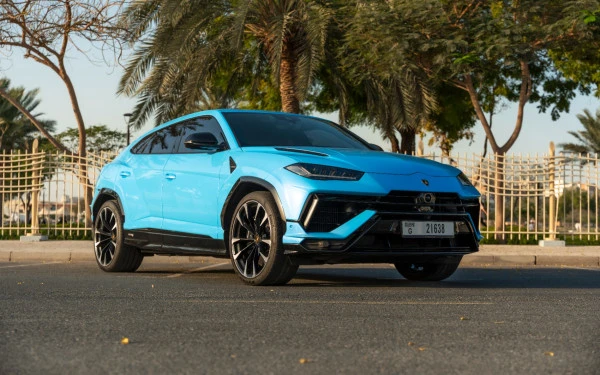  Blue Lamborghini Urus Photo 