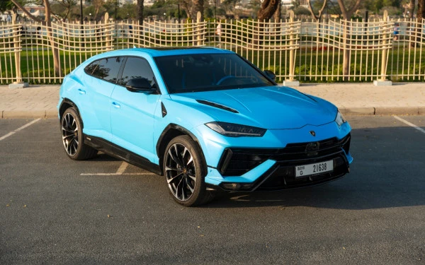 Blue Lamborghini Urus Photo 