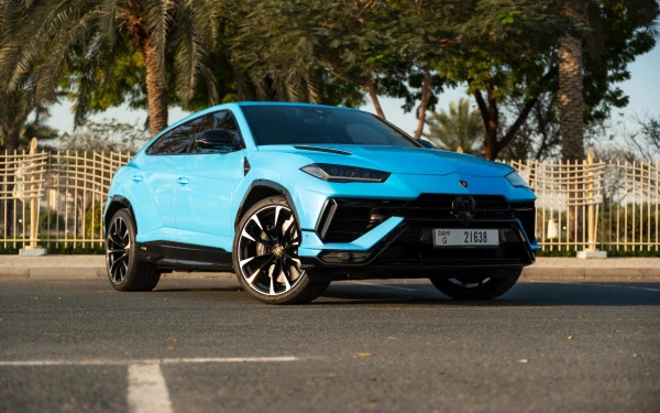  Blue Lamborghini Urus Photo 
