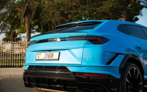  Blue Lamborghini Urus Photo 