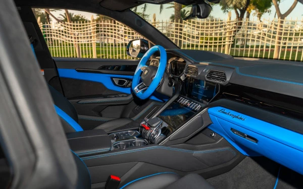  Blue Lamborghini Urus Photo 
