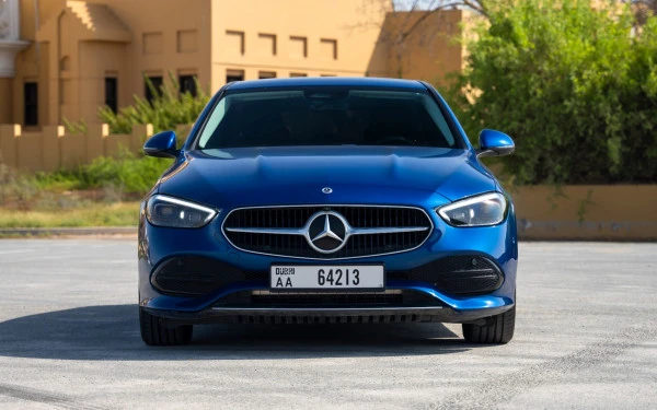  Blue Mercedes C200 Photo 