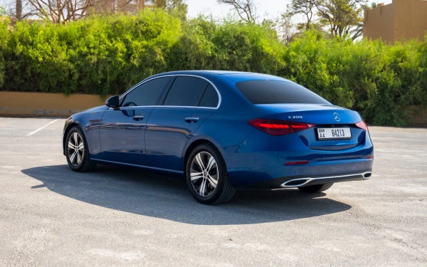  Blue Mercedes C200 Photo 