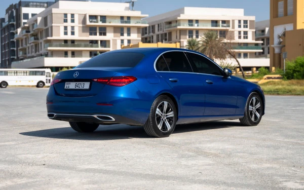  Blue Mercedes C200 Photo 