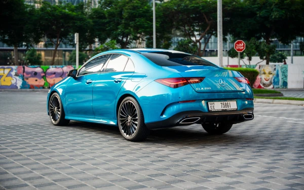  Blue Mercedes CLA200 Photo 