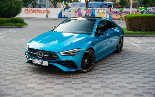  Blue Mercedes CLA200 Photo 