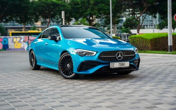  Blue Mercedes CLA200 Photo 