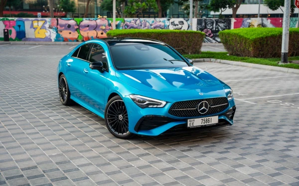 Blue Mercedes CLA200 Photo 