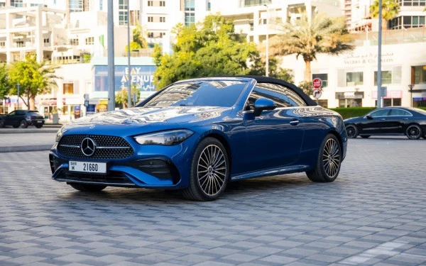  Blue Mercedes CLE 200 AMG cabriolet/convertible Photo 