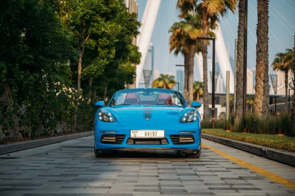  Blue Porsche Boxster 718 Style Edition Photo 