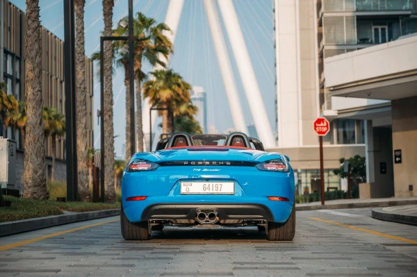  Blue Porsche Boxster 718 Style Edition Photo 