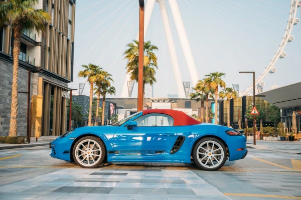  Blue Porsche Boxster 718 Style Edition Photo 