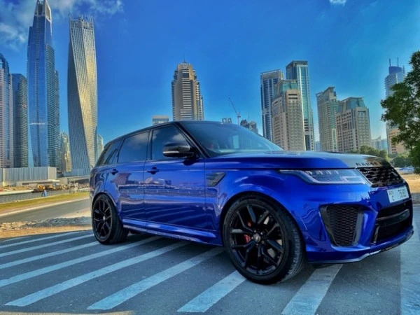  Blue Range Rover Sport SVR Photo 