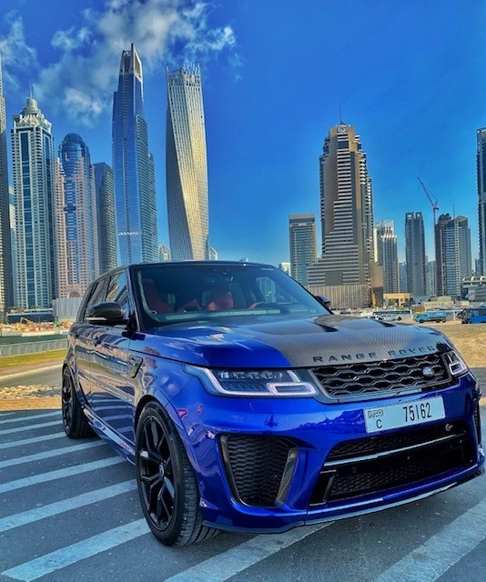  Blue Range Rover Sport SVR Photo 