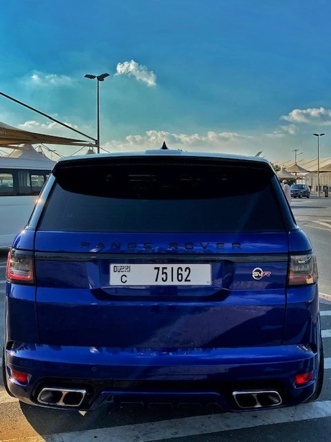  Blue Range Rover Sport SVR Photo 
