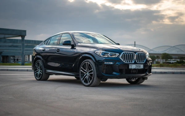  Dark Blue BMW X6 M-kit Photo 