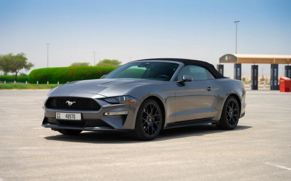  Dark Grey Ford Mustang cabrio Photo 