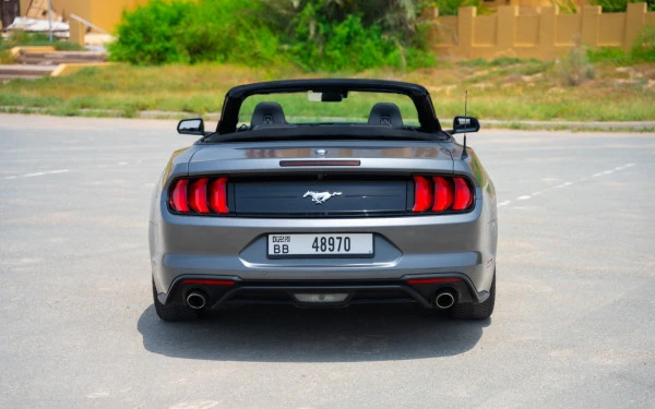 Dark Grey Ford Mustang cabrio Photo 