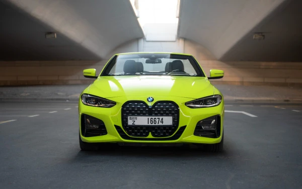  Lime Green BMW 430i cabrio Photo 