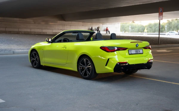  Lime Green BMW 430i cabrio Photo 