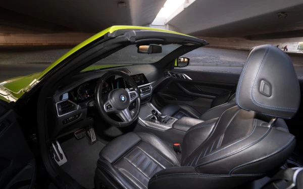  Lime Green BMW 430i cabrio Photo 