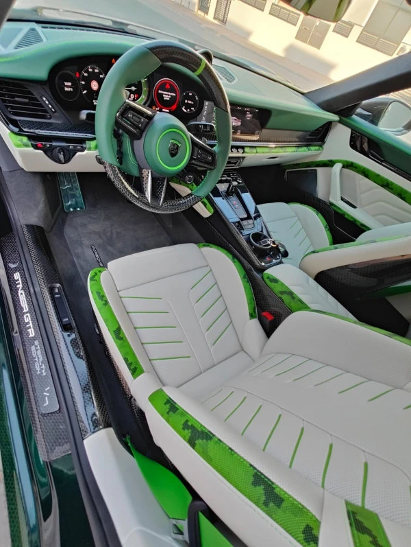  Green Porsche 911 Carrera Turbo S Top Car Photo 
