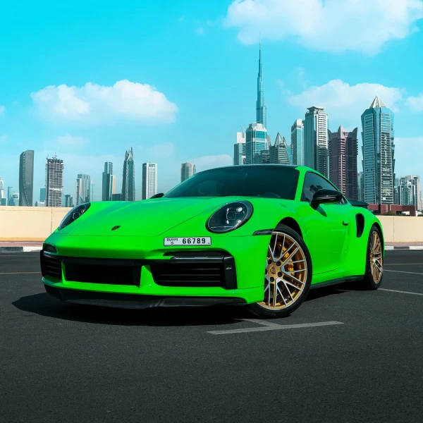 Green Porsche 911 Turbo Photo 