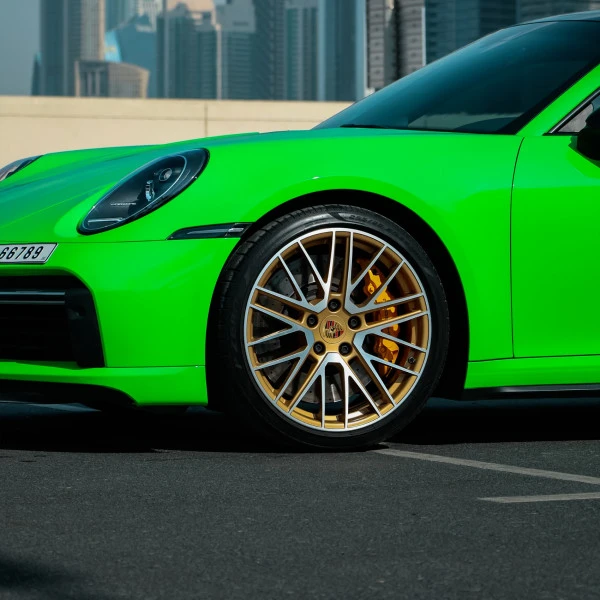  Green Porsche 911 Turbo Photo 