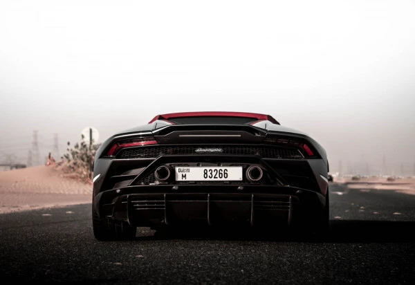  Grey Lamborghini Evo Spyder Photo 