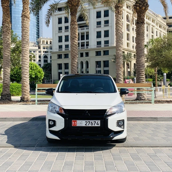  White Mitsubishi Attrage Prime Photo 