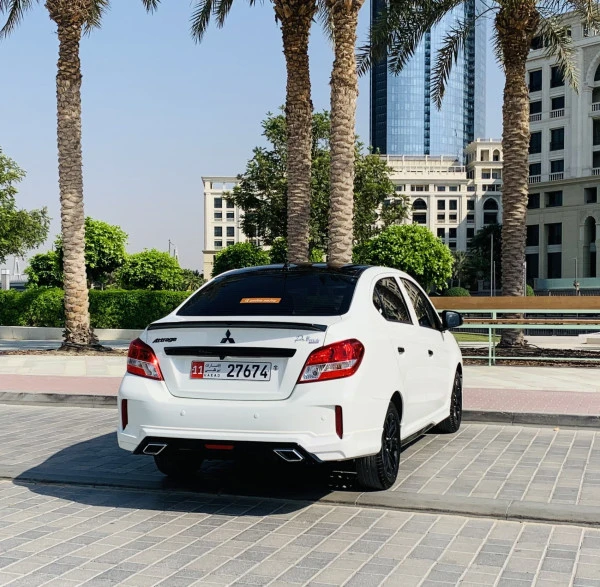  White Mitsubishi Attrage Prime Photo 