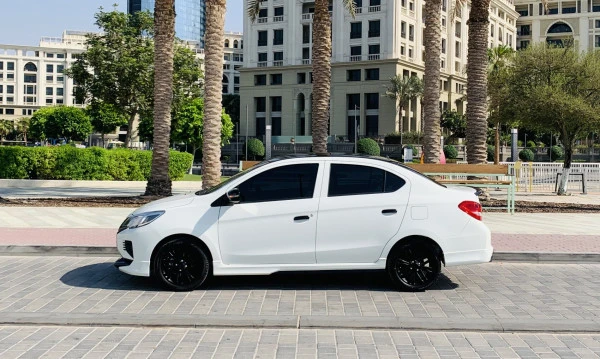  White Mitsubishi Attrage Prime Photo 