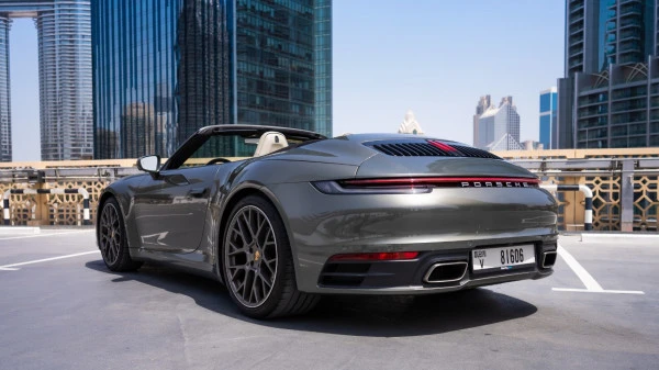  Grey Porsche 911 Carrera Cabrio Photo 