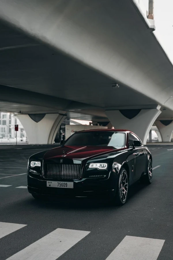  Maroon Rolls Royce Wraith Black Badge Photo 