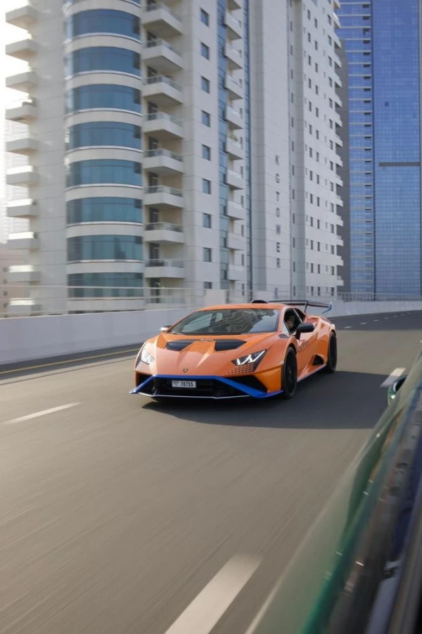  Orange Lamborghini Huracan STO Photo 