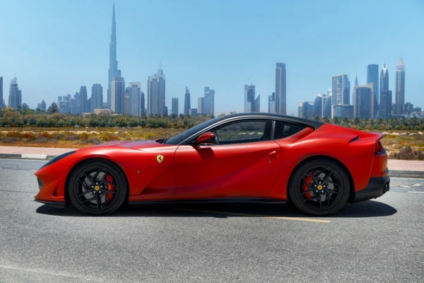  Red Ferrari 812 Superfast Photo 