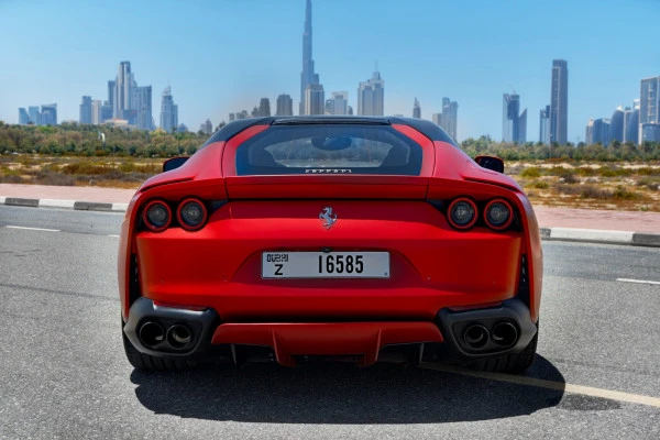  Red Ferrari 812 Superfast Photo 