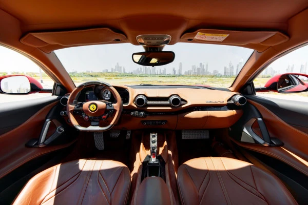  Red Ferrari 812 Superfast Photo 