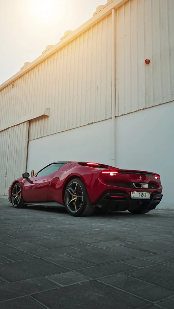  Red Ferrari 296 Photo 