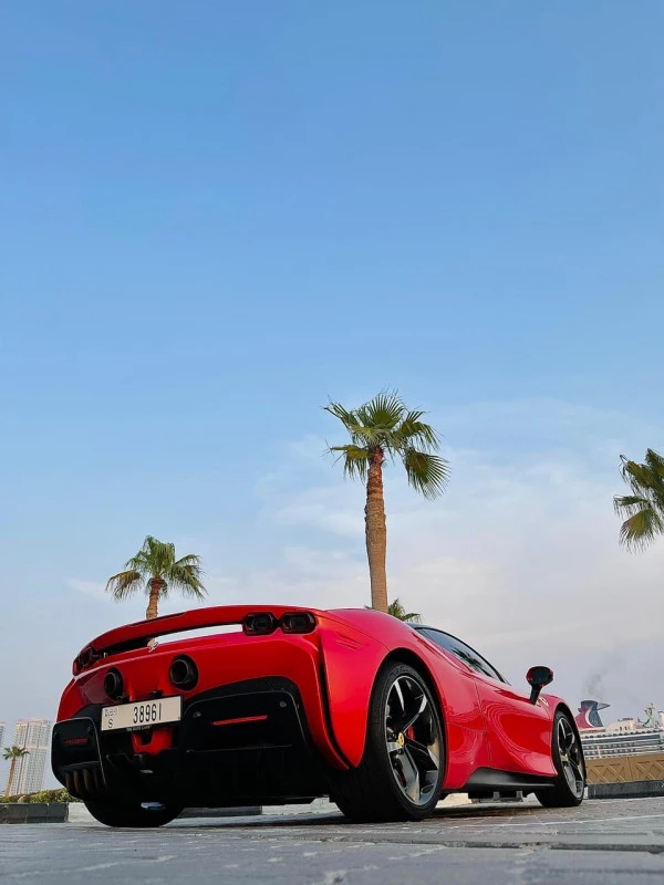  Red Ferrari SF90 Photo 