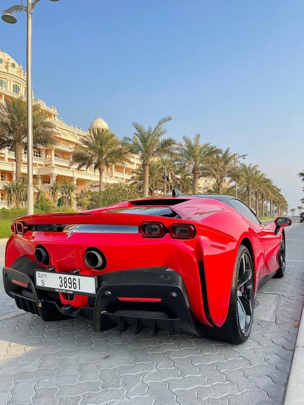  Red Ferrari SF90 Photo 