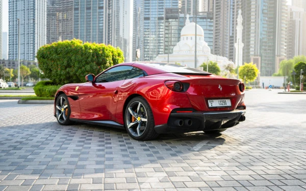  Red Ferrari Portofino M Photo 