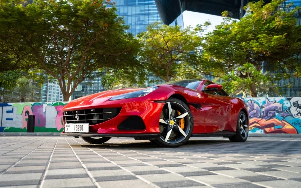  Red Ferrari Portofino M Photo 