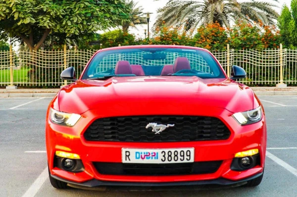  Red Ford Mustang Convertible Photo 