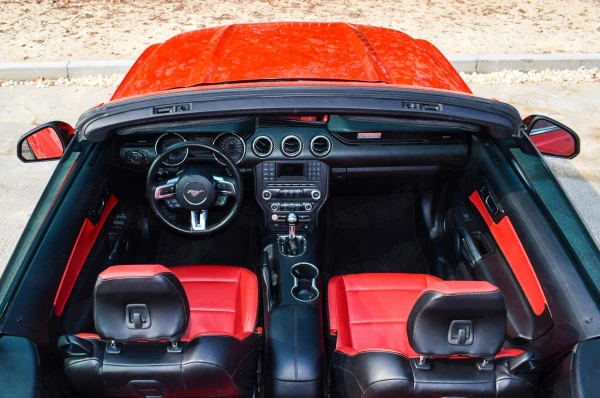  Red Ford Mustang Convertible Photo 