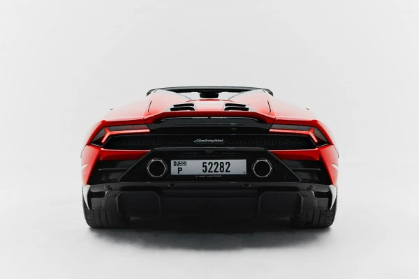  Red Lamborghini Huracan Evo Akropovic Photo 