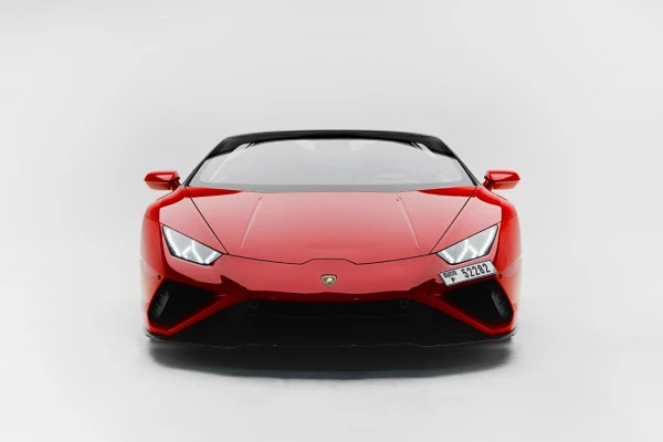  Red Lamborghini Huracan Evo Akropovic Photo 