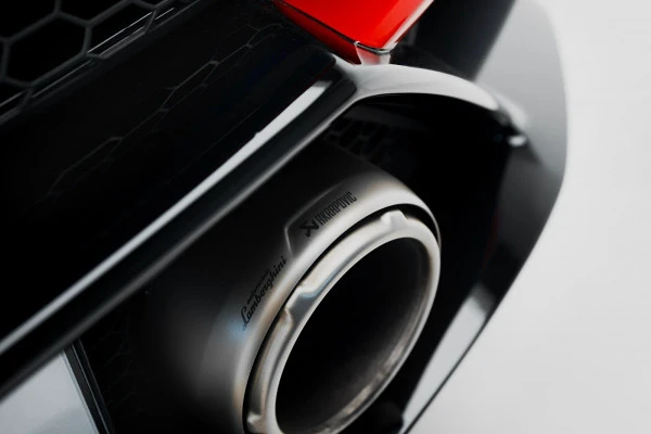  Red Lamborghini Huracan Evo Akropovic Photo 