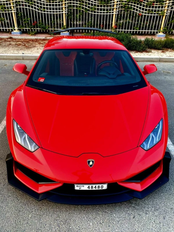  Red Lamborghini Huracan Photo 